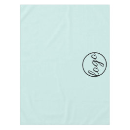Mantel Personalizado Trade Show Business Logo Turquoise