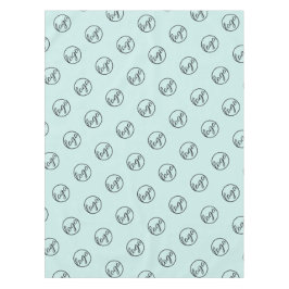 Mantel Personalizado Turquoise Trade Show - Logo Business