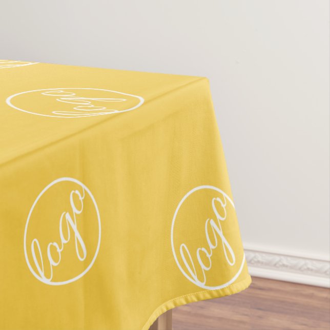 Mantel Personalizado Yellow Restaurant Trade Show - Logo  (In Situ)