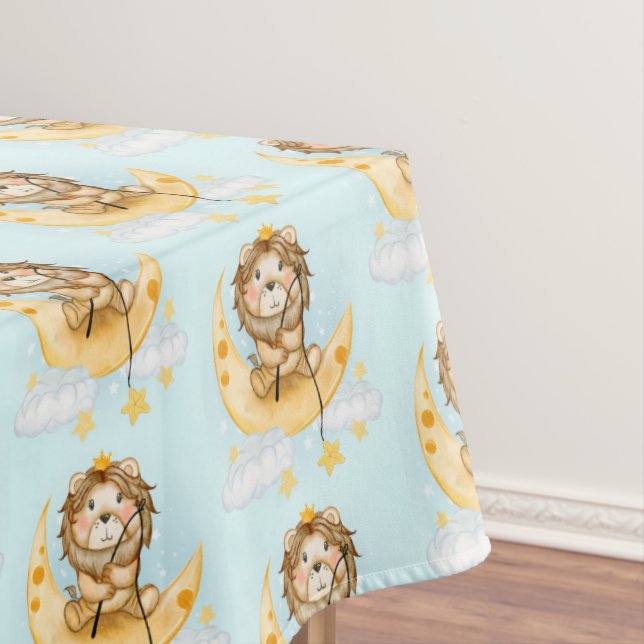 Mantel Pesca de leones en la acuarela lunar (In Situ)