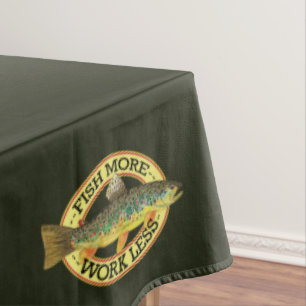 Mantel Pesca divertida - PESCADO MÁS - TRABAJA MENOS