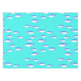 Mantel Pescado azul en turquesa