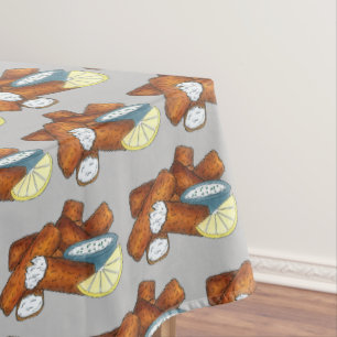 Mantel Pescado Sticks Pescadores Dedos de pescado Salsa T