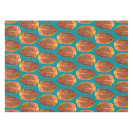 Mantel Pescado tropical de hoja de ave 1