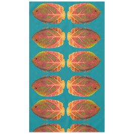 Mantel Pescado tropical de hoja de ave 1