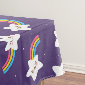 Mantel Pestaña de Estrellas del Arcoiris