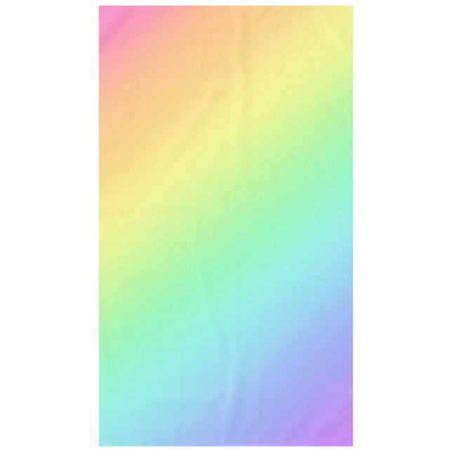 Mantel Pestaña de gradiente arcoiris (Anverso)