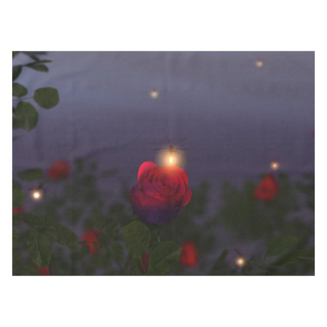 Mantel Pestaña de luces nocturnas de verano (Frente (Horizontal))