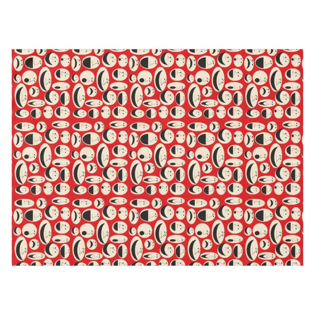 Mantel Pestaña de patrón de Personalizado retro (Frente (Horizontal))