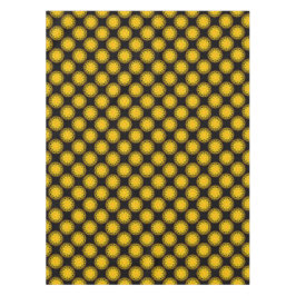 Mantel Pestaña, flor Kaleidoscope Naranja amarillo