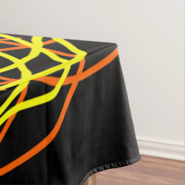 Mantel Pestaña, flor Kaleidoscope Naranja amarillo