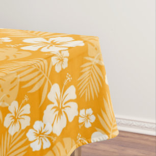 Mantel Pestaña floral tropical grande