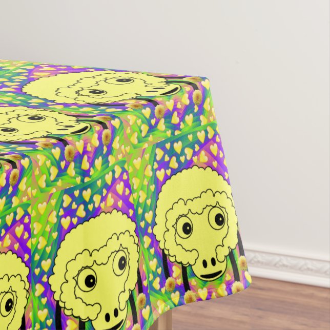 Mantel Pestaña Oveja Amarilla Corazón Amarillo (In Situ)