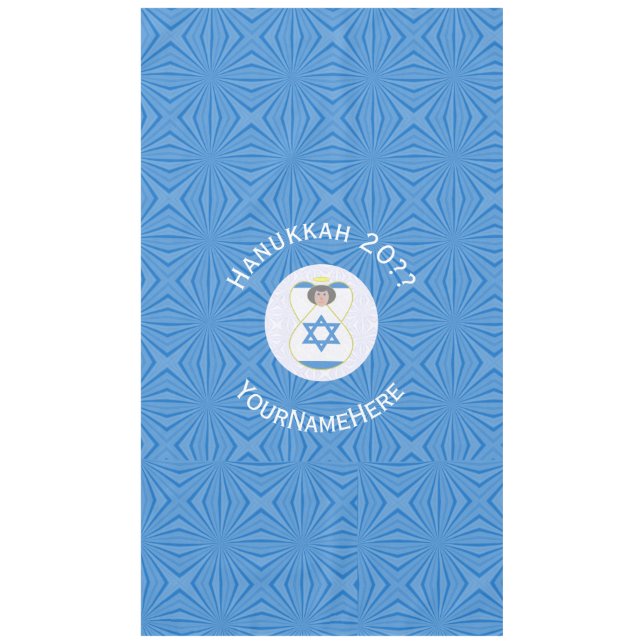 Mantel Pestaña personalizada de la bandera israelí de Ang (Anverso)