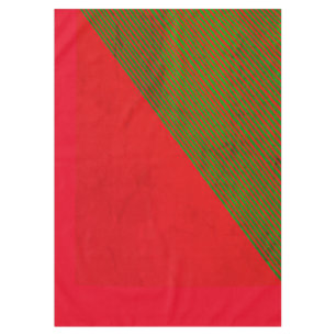 Mantel Pestaña roja y verde