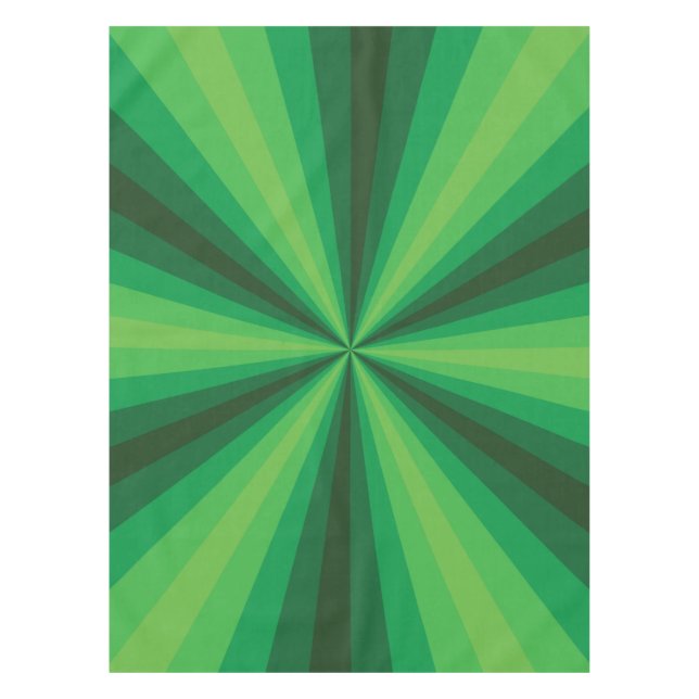 Mantel Pestaña verde de ilusión óptica (Anverso)
