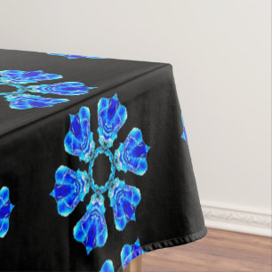 Mantel Pétalos azules