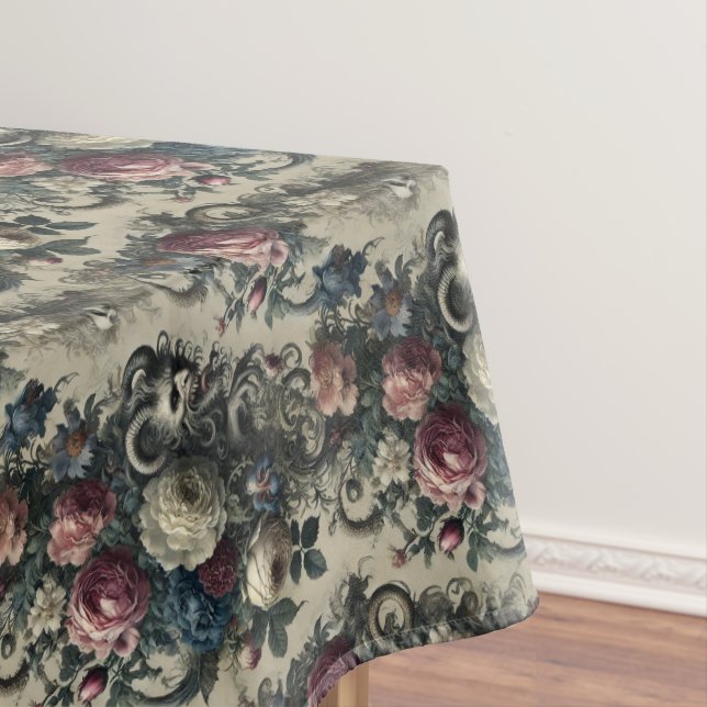 Mantel Pétalos de la Decadencia - Patrón gótico medio (In Situ)