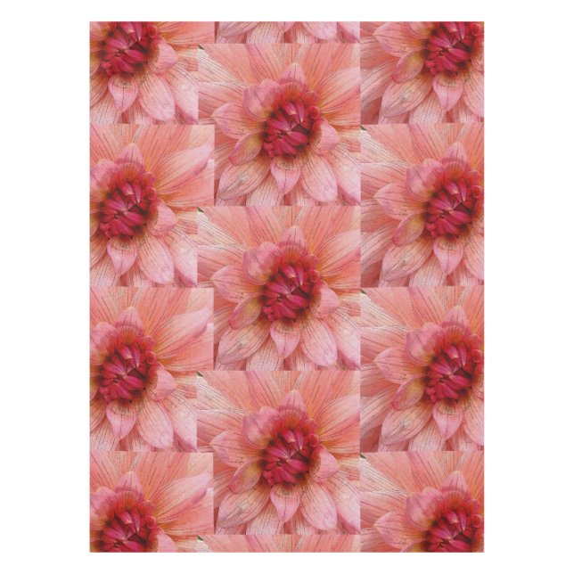 Mantel pétalos rosados (Anverso)