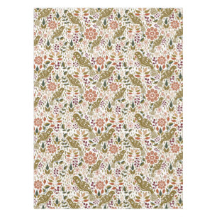 Mantel Pheasant Folk Art Tablecloth   Rustic Otumn Harve