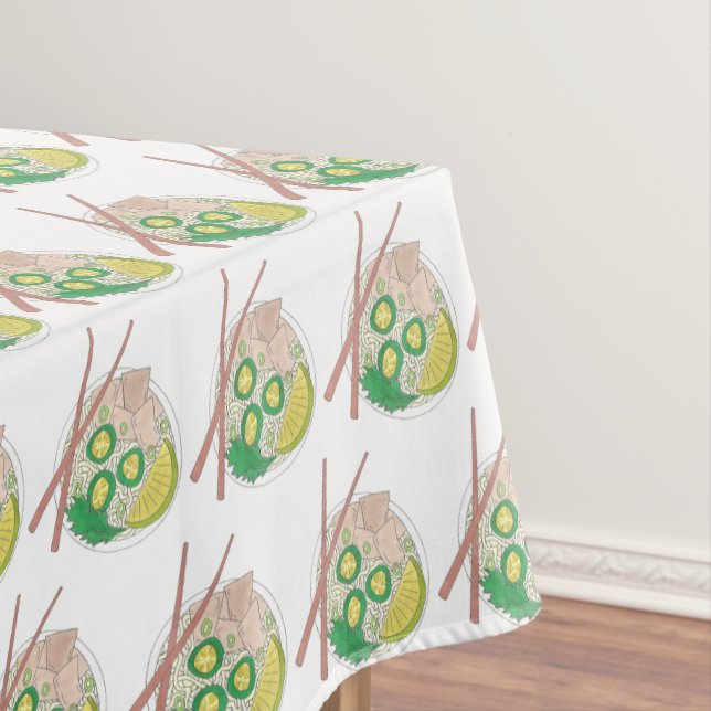 Mantel PHO Comida Vietnamita Chopsticks de fideos de poll (In Situ)