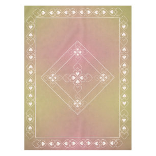 Mantel Piedra del otoño y cruz celta con corazones