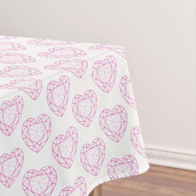 Mantel Piedras tormalinosas rosadas patrón de línea cardí (In Situ)