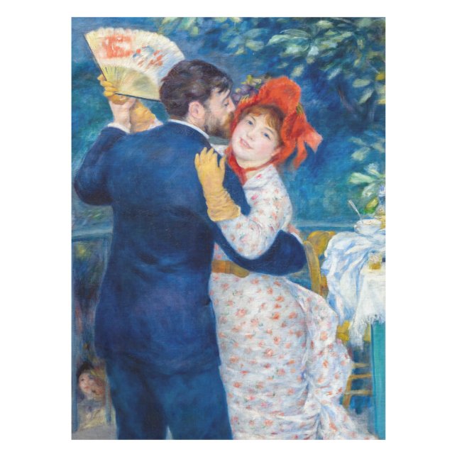 Mantel Pierre-Auguste Renoir - Baile rural (Anverso)
