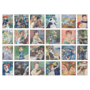 Mantel Pierre-Auguste Renoir - Collage de cuadrícula de o