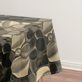 Mantel Piezas marrones, círculos y formas redondeadas