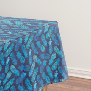Mantel Piñas azules del teñido anudado