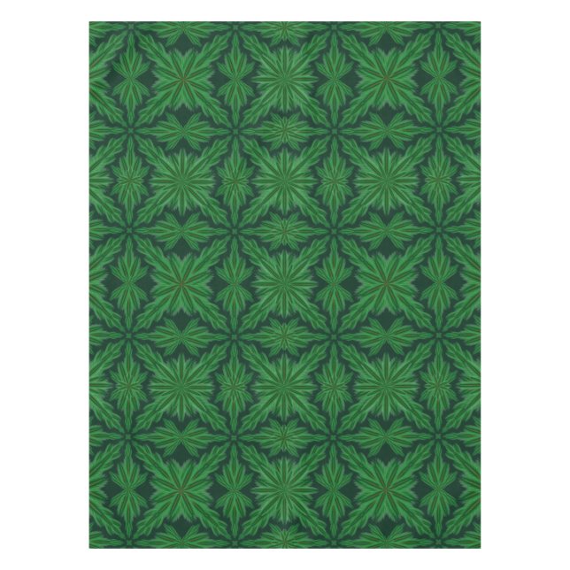 Mantel Pine Mandala Forest Tablecloth (3 Tamaños) (Anverso)