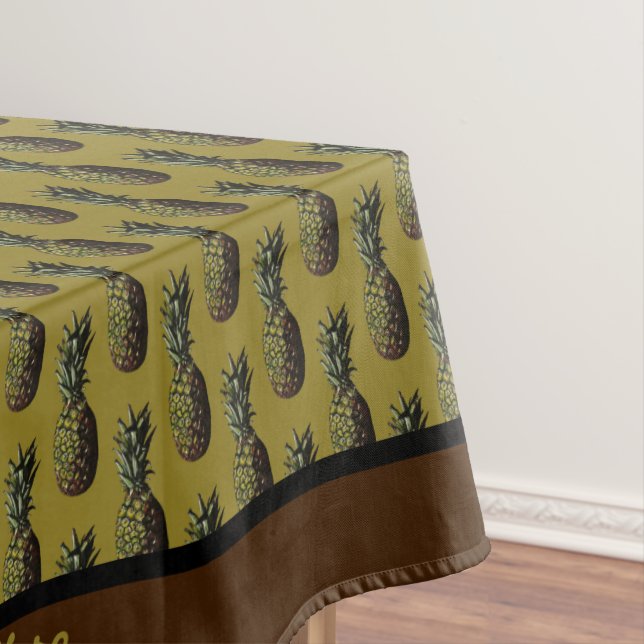 Mantel Pineapple Tablecloth - Personalización opcional (In Situ)