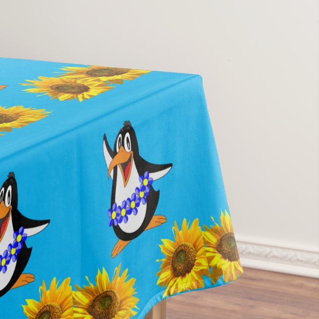 Mantel Pingüino Floral de girasol (In Situ)