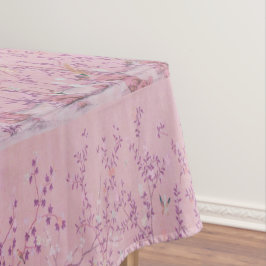 Mantel Pink Chinoiserie Cotton Dining Tableclov