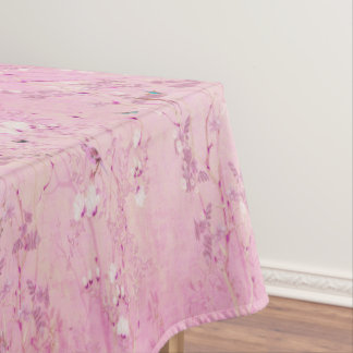Mantel Pink Chinoiserie Cotton Dining Tableclov