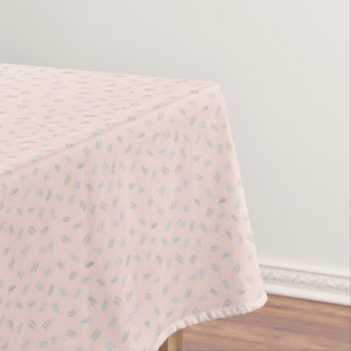 Mantel Pink Doodle Pattern Tablecloth