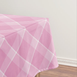Mantel Pink Gingham Tableclov - Bebé Chica Ducha y Prima