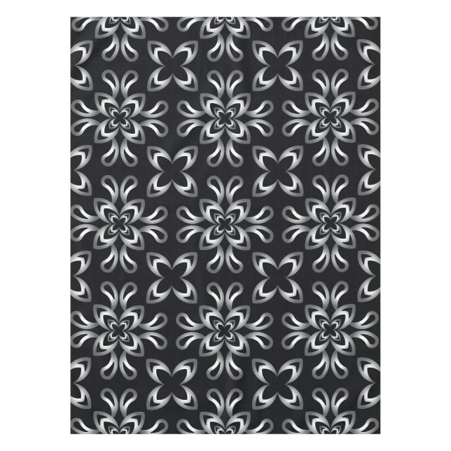 Mantel Pink seamless pattern on dark background (Anverso)