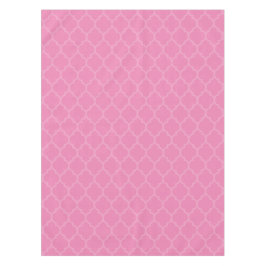 Mantel Pink Trellis Tablecloth