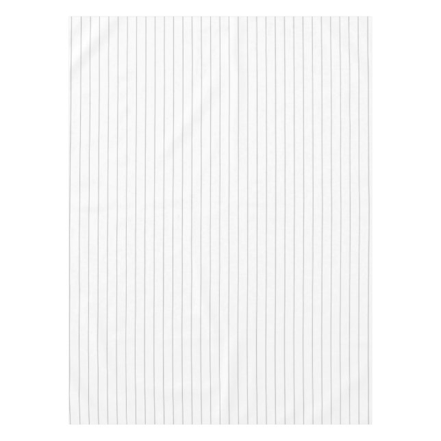 Mantel Pinstripe gris con rayas anchas de 1 pulgada (Anverso)