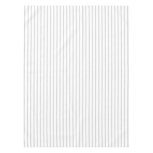 Mantel Pinstripe gris de 50% en franja blanca de 1 pulgad (Anverso)