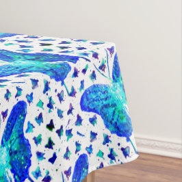 Mantel pintado a mano de la mariposa