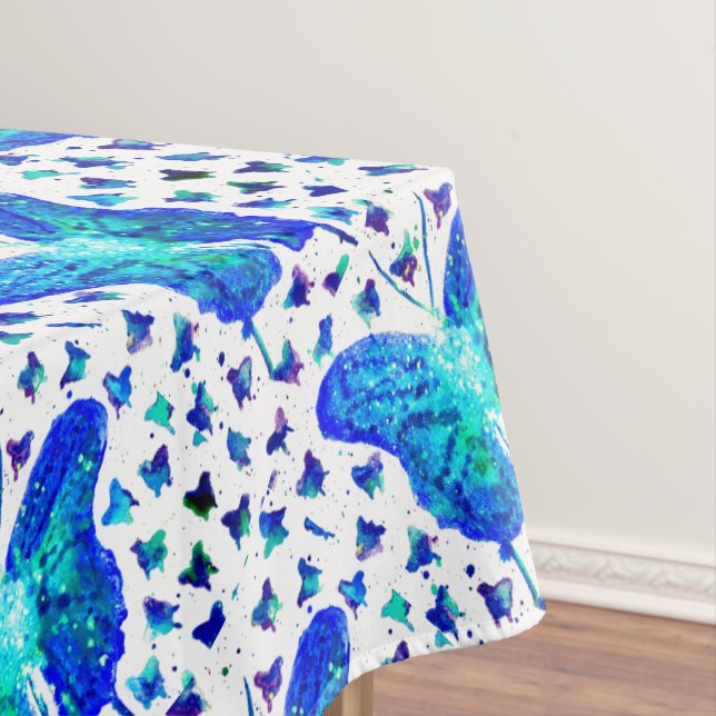 Mantel pintado a mano de la mariposa (In Situ)