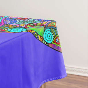 Mantel Pintado manual Mandala Clock Face 4