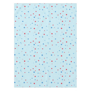 Mantel Pintícula de Estrella Roja y Azul