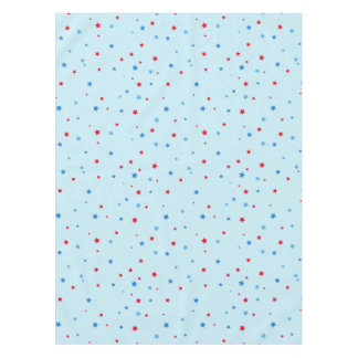 Mantel Pintícula de Estrella Roja y Azul