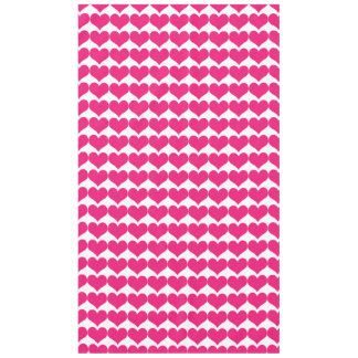 Mantel Pintícula de patrones de corazón rosado