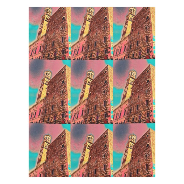 Mantel Pintura de arquitectura de Italia (Anverso)