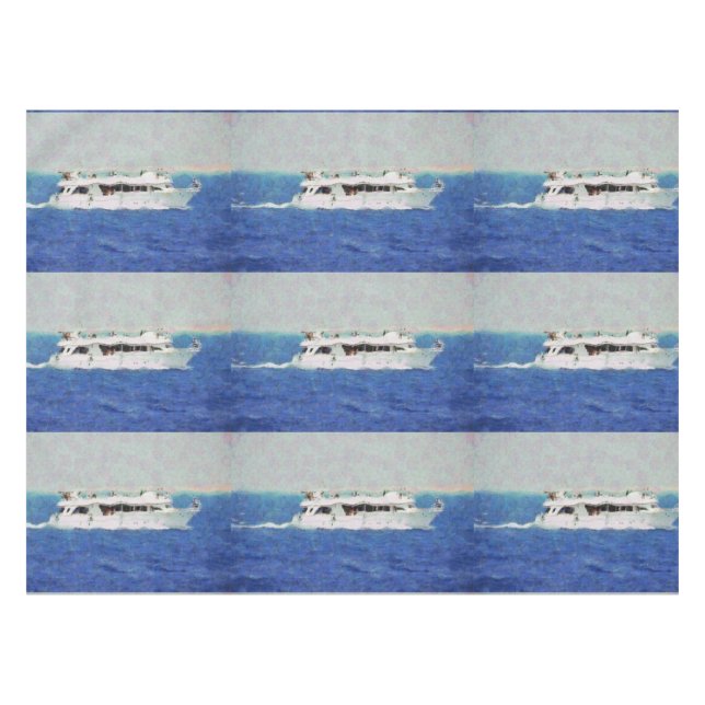 Mantel Pintura de barco (Frente (Horizontal))